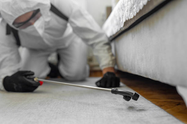 Professional Mosquito Control technician working in Holdenville, OK